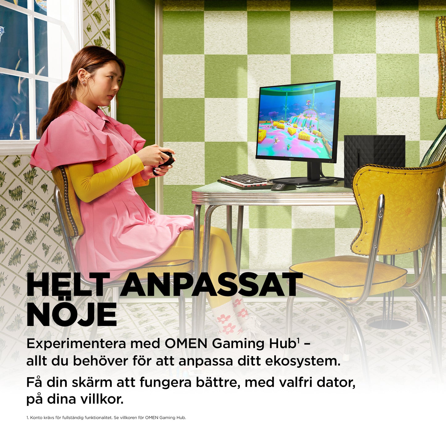 OMEN by HP OMEN 27 tum QHD 165 Hz Gaming-skärm – OMEN 27q