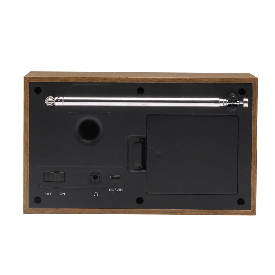 Denver DAB-46WHITE Internet Analog och digital Brun, Vit