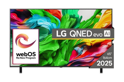 LG QNED AI 65QNED85A3C TV-apparat 165,1 cm (65") 4K Ultra HD Smart-TV Wi-Fi Svart