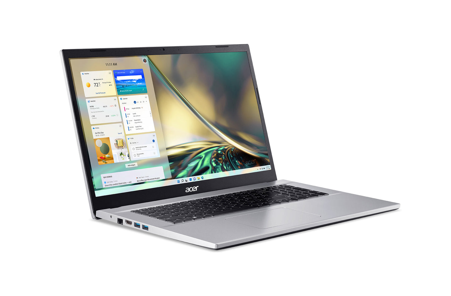 Acer Aspire 3 A317-54-76Y9 Intel® Core™ i7 i7-1255U Bärbar dator 43,9 cm (17.3") Full HD 16 GB DDR4-SDRAM 1 TB SSD Wi-Fi 5 (802.11ac) Windows 11 Home Silver