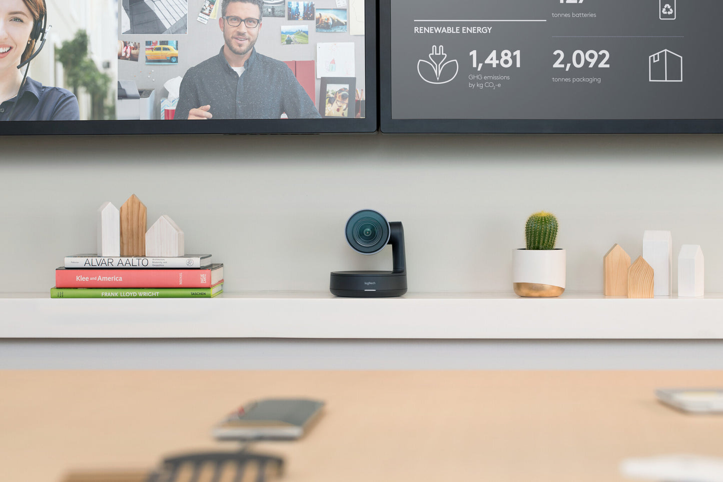 Logitech 960-001227 videokonferenskamera Svart 3840 x 2160 pixlar 60 fps