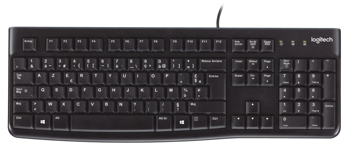 Logitech Keyboard K120 for Business tangentbord Kontor USB AZERTY Belgiskt Svart