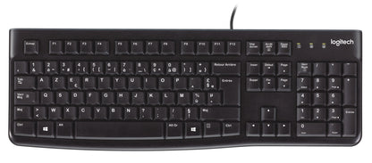 Logitech Keyboard K120 for Business tangentbord Kontor USB AZERTY Belgiskt Svart