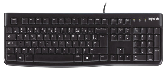 Logitech Keyboard K120 for Business tangentbord Kontor USB AZERTY Belgiskt Svart