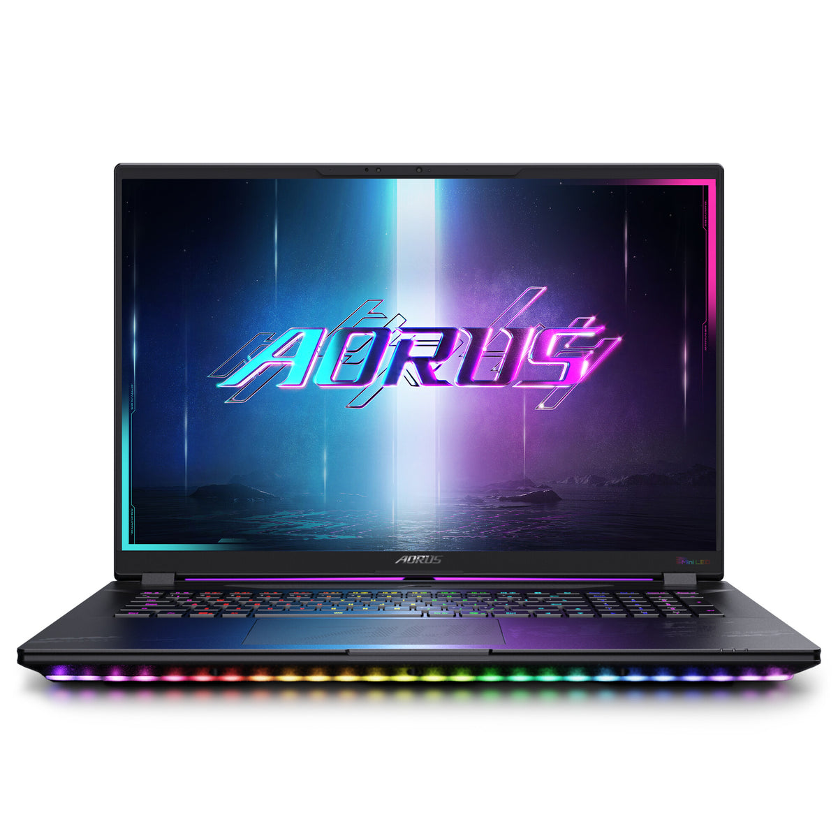 GIGABYTE AORUS MASTER 18 BYHC5DED65SP bärbara datorer Intel Core Ultra 9 275HX Bärbar dator 45,7 cm (18") WQXGA 32 GB DDR5-SDRAM 2 TB SSD NVIDIA GeForce RTX 5080 Wi-Fi 7 (802.11be) Windows 11 Pro tyska Svart