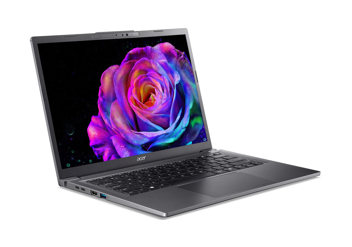 Acer Aspire 14 AI A14-52M-55CP Intel Core Ultra 5 226V Bärbar dator 35,6 cm (14") WUXGA 16 GB LPDDR5x-SDRAM 512 GB SSD Wi-Fi 6 (802.11ax) Windows 11 Home Grå