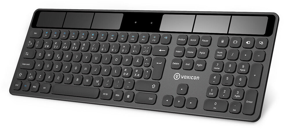 Voxicon SO2WL tangentbord RF Trådlös QWERTY Nordic Svart