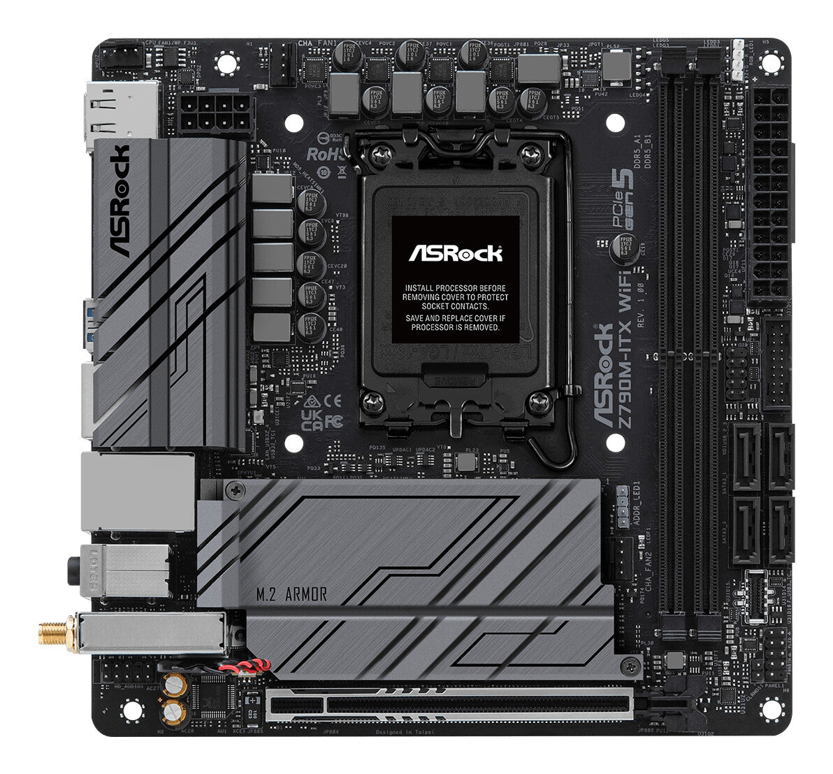 Asrock Z790M-ITX WiFi Intel Z790 LGA 1700 Mini-ITX