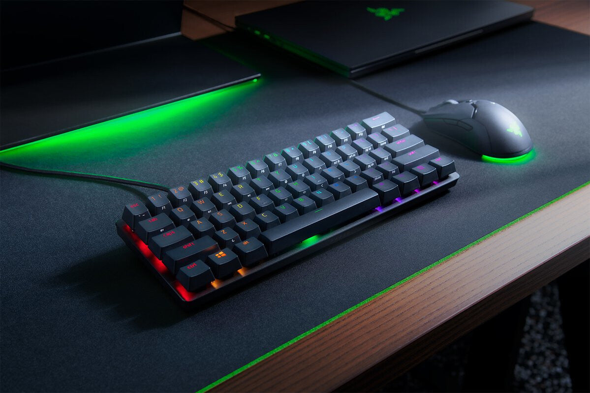 Razer Huntsman Mini tangentbord Spela USB QWERTZ tyska Svart