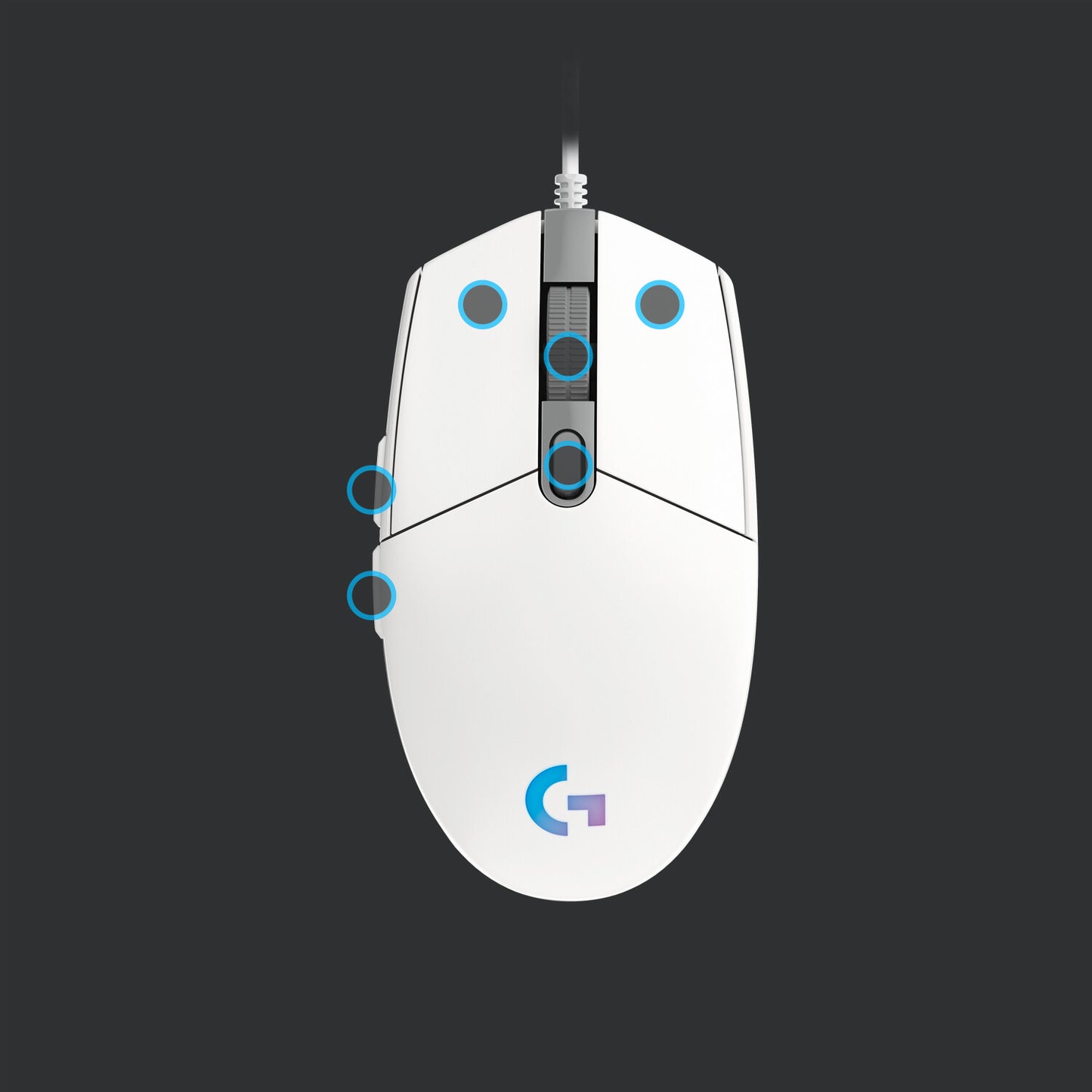 Logitech G 910-005797 datormöss Spela USB Type-A 8000 DPI