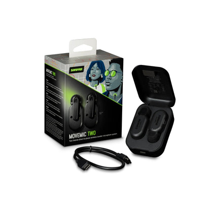 Shure MV-TWO-Z6 mikrofoner Svart Microphone set