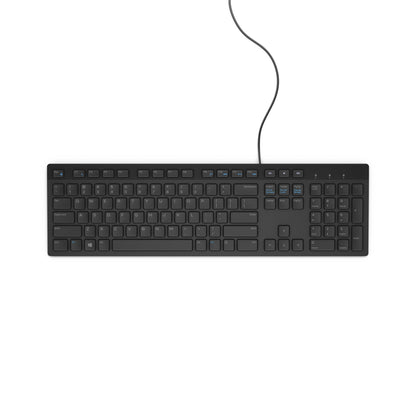 DELL trådbundet tangentbord – KB216 - USA internationell (QWERTY) - svart - (RTL BOX)