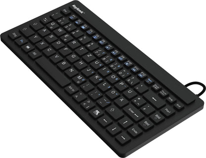 KeySonic KSK-3230IN (US) tangentbord Industriell USB QWERTY Engelska (USA) Svart