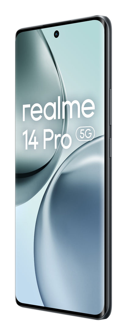 realme 14 Pro 5G 17,2 cm (6.77") Dubbla SIM-kort Android 15 USB Type-C 8 GB 256 GB 6000 mAh Grå