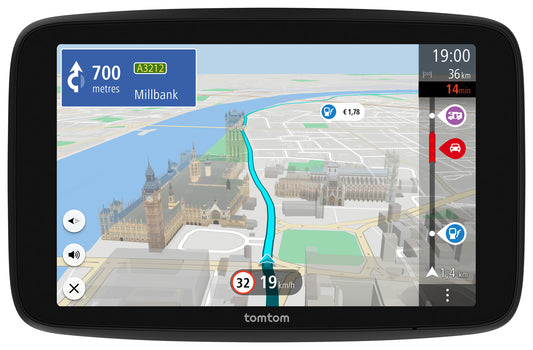 TomTom GO Camper Max navigatorer Fast 17,8 cm (7") Pekskärm 400 g Svart