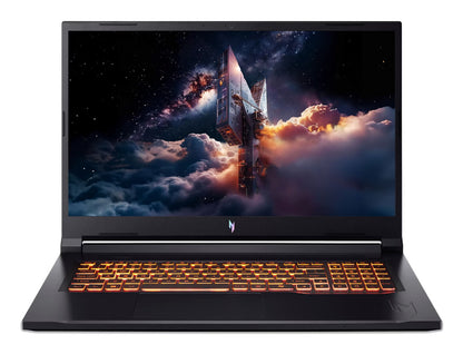 Acer Nitro V 17 AI ANV17-41-R5NM AMD Ryzen™ 7 260 Bärbar dator 43,9 cm (17.3") Full HD 16 GB DDR5-SDRAM 1 TB SSD NVIDIA GeForce RTX 5060 Wi-Fi 6E (802.11ax) Windows 11 Home tyska Svart