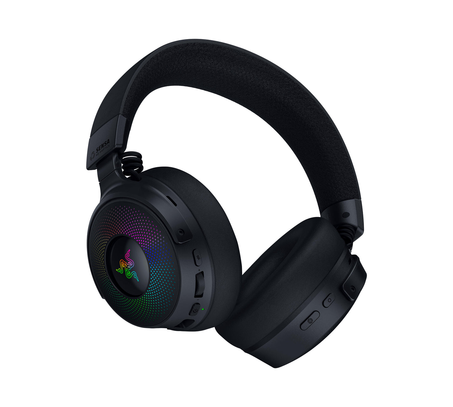 Razer Kraken V4 Pro Headset Kabel & Trådlös Huvudband Spela USB Type-A Bluetooth Svart
