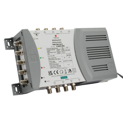 Triax 318602 multiswitch för satellit-tv 5 ingångar 8 utgångar