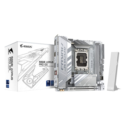GIGABYTE B860I AORUS PRO ICE moderkort Intel B860 LGA 1851 (Socket V1) Mini-ITX