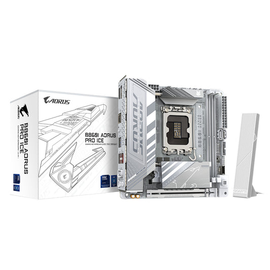 GIGABYTE B860I AORUS PRO ICE moderkort Intel B860 LGA 1851 (Socket V1) Mini-ITX
