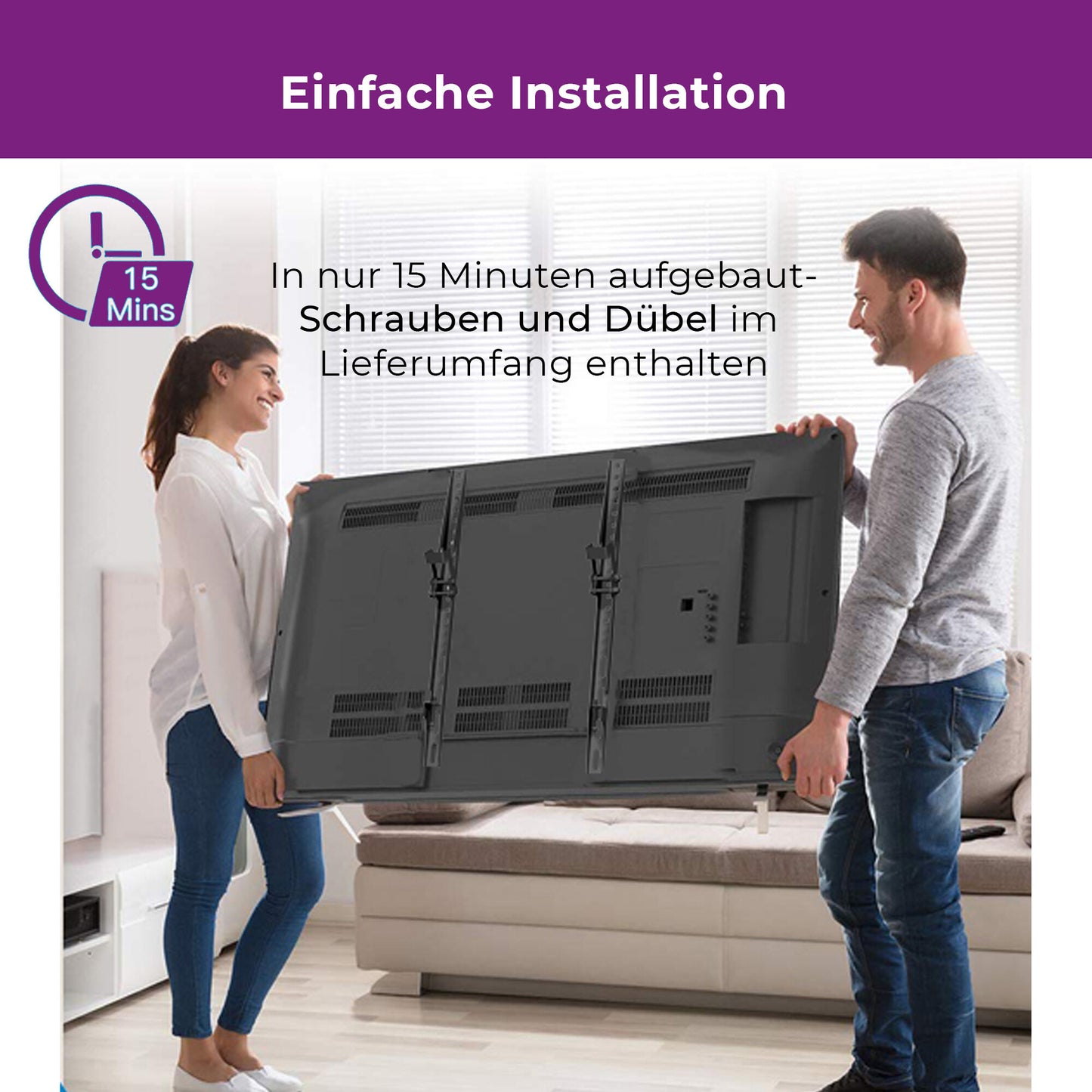 Ultron WM100 142,2 cm (56") Svart