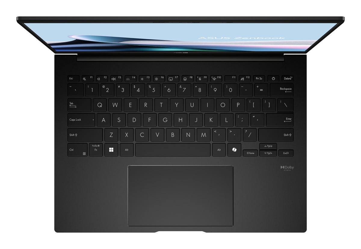 ASUS Zenbook 14 OLED UM3406GA-QD032W Copilot+ PC AMD Ryzen AI 7 445 Bärbar dator 35,6 cm (14") WUXGA 32 GB LPDDR5x-SDRAM 1 TB SSD Wi-Fi 6E (802.11ax) Windows 11 Home Svart