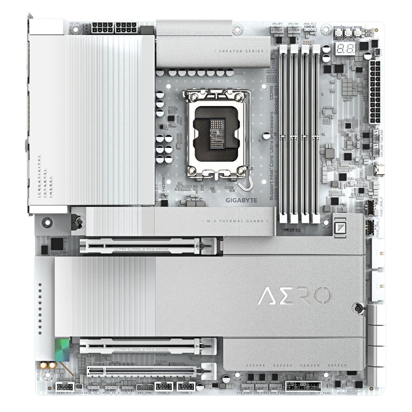 GIGABYTE Z890 AERO D moderkort Intel Z890 LGA 1851 (Socket V1) Utökad ATX