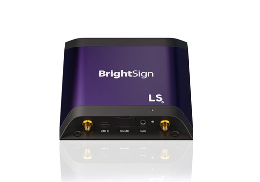 BrightSign LS445 digitala mediaspelare Svart, Lila 4K Ultra HD Wi-Fi