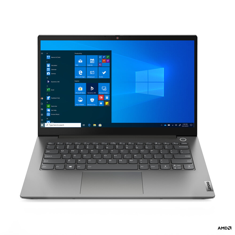 Lenovo ThinkBook 14 G3 ACL AMD Ryzen™ 5 5500U Bärbar dator 35,6 cm (14") Full HD 8 GB DDR4-SDRAM 256 GB SSD Wi-Fi 6 (802.11ax) Windows 10 Pro Nordic Grå