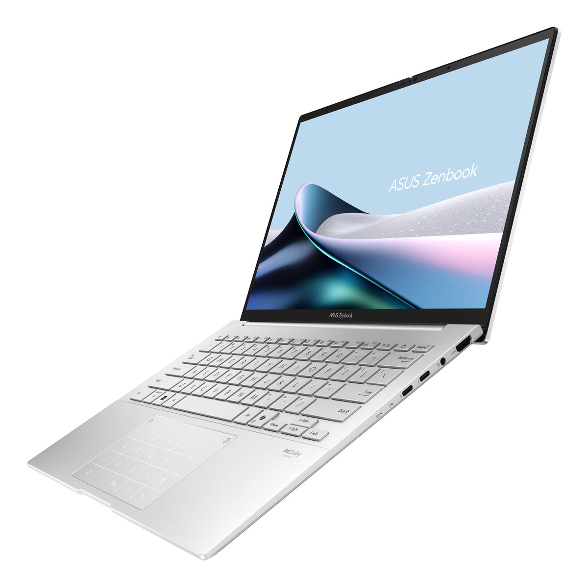 ASUS Zenbook 14 OLED UX3405CA-ST775X Intel Core Ultra 9 285H Bärbar dator 35,6 cm (14") WQXGA+ 32 GB LPDDR5x-SDRAM 1 TB SSD Wi-Fi 7 (802.11be) Windows 11 Pro tyska Silver