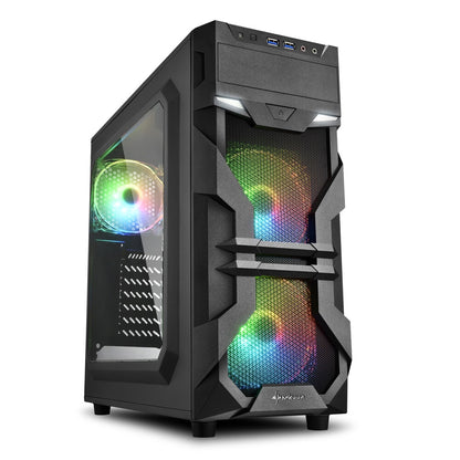 Sharkoon VG7-W RGB Midi Tower Svart
