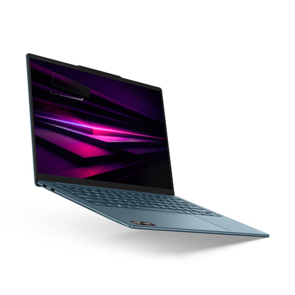 Lenovo Yoga Slim 7 14AGP11 Copilot+ PC AMD Ryzen AI 7 445 Bärbar dator 35,6 cm (14") 2.8K 16 GB 1 TB SSD Wi-Fi 7 (802.11be) Windows 11 Home tyska Turkosblå