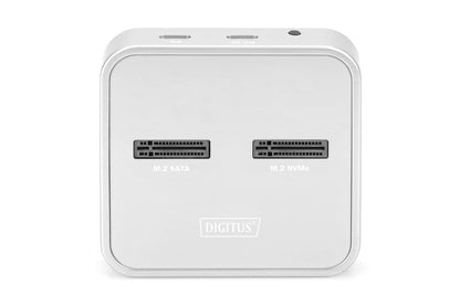 Digitus DA-71546 dockningsstationer för bärbara datorer Kabel USB 3.2 Gen 2 (3.1 Gen 2) Type-C Silver