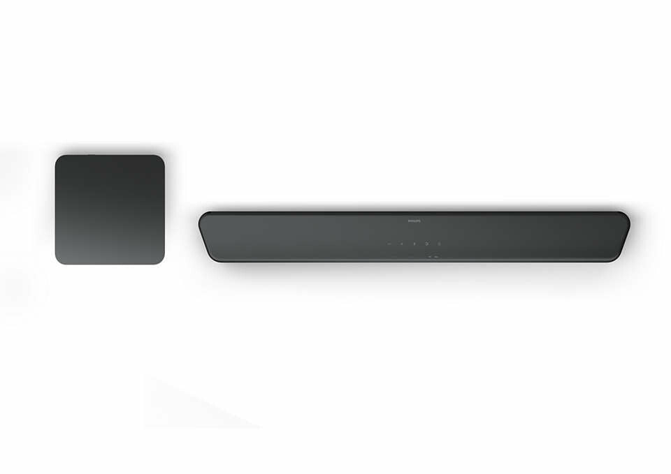 Philips TAB5309/10 soundbar-högtalare Grå 2.1 kanaler 120 W