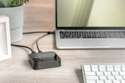 Digitus DA-71545 dockningsstationer för bärbara datorer Kabel USB 3.2 Gen 2 (3.1 Gen 2) Type-C Svart