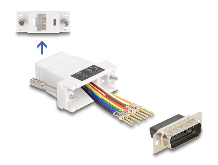 DeLOCK 67108 nätverkskort/adapters RJ-45