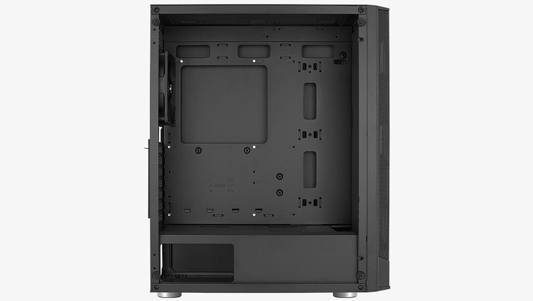 Aerocool Prism-G-BK-v1 Midi Tower Svart