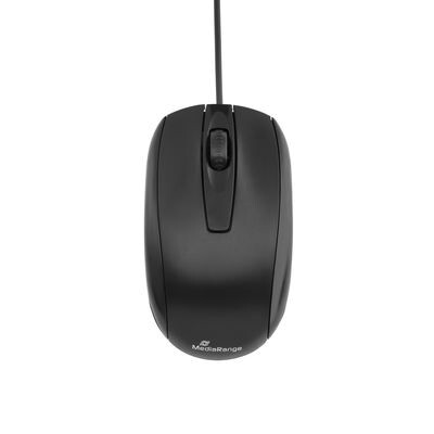 MediaRange MROS211 datormöss Kontor Ambidextrous USB Type-A Optisk 1000 DPI