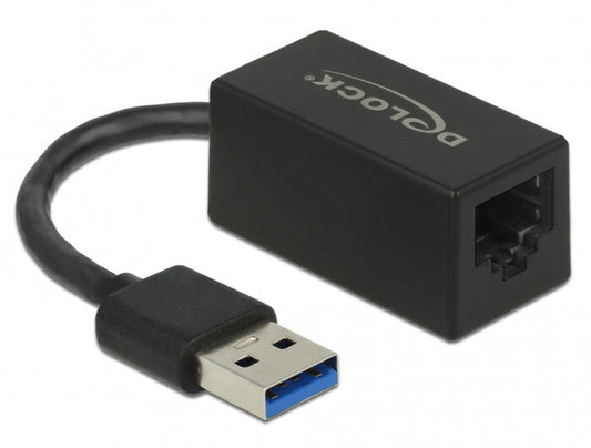 DeLOCK 66039 dockningsstationer för bärbara datorer USB 3.2 Gen 1 (3.1 Gen 1) Type-A Svart