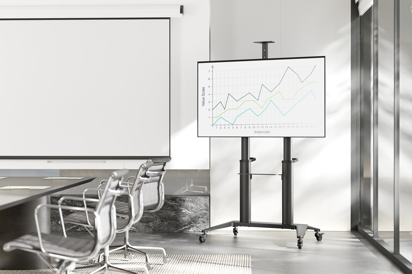 Digitus DA-90452 tv-fäste 3,05 m (120") Svart