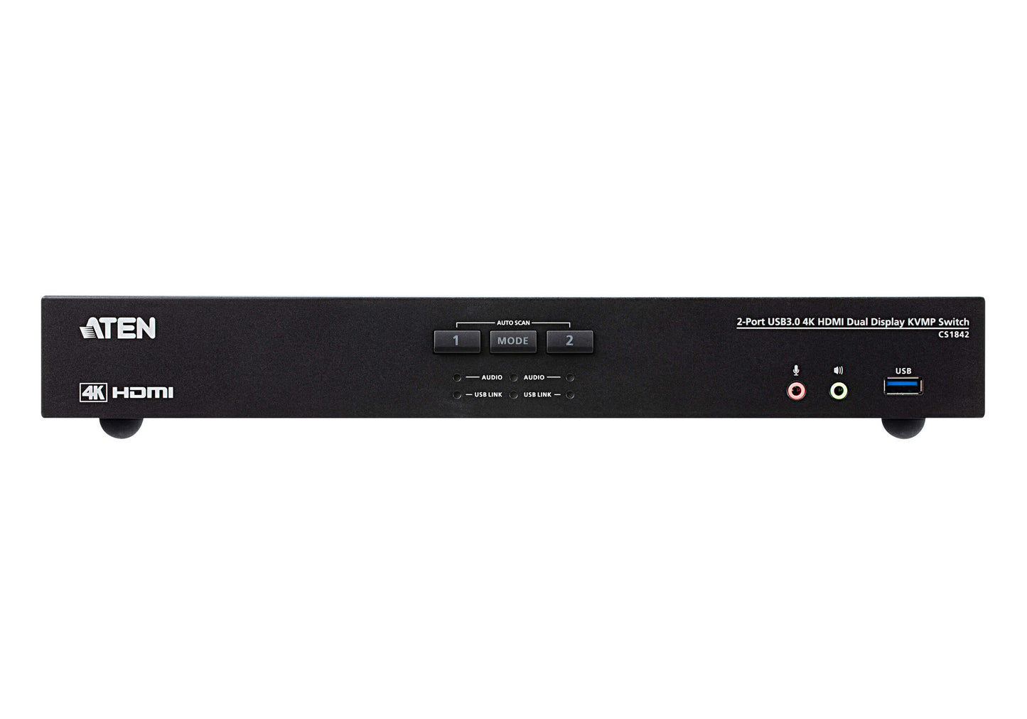 ATEN CS1842 KVM-switchar Rackmontering Svart