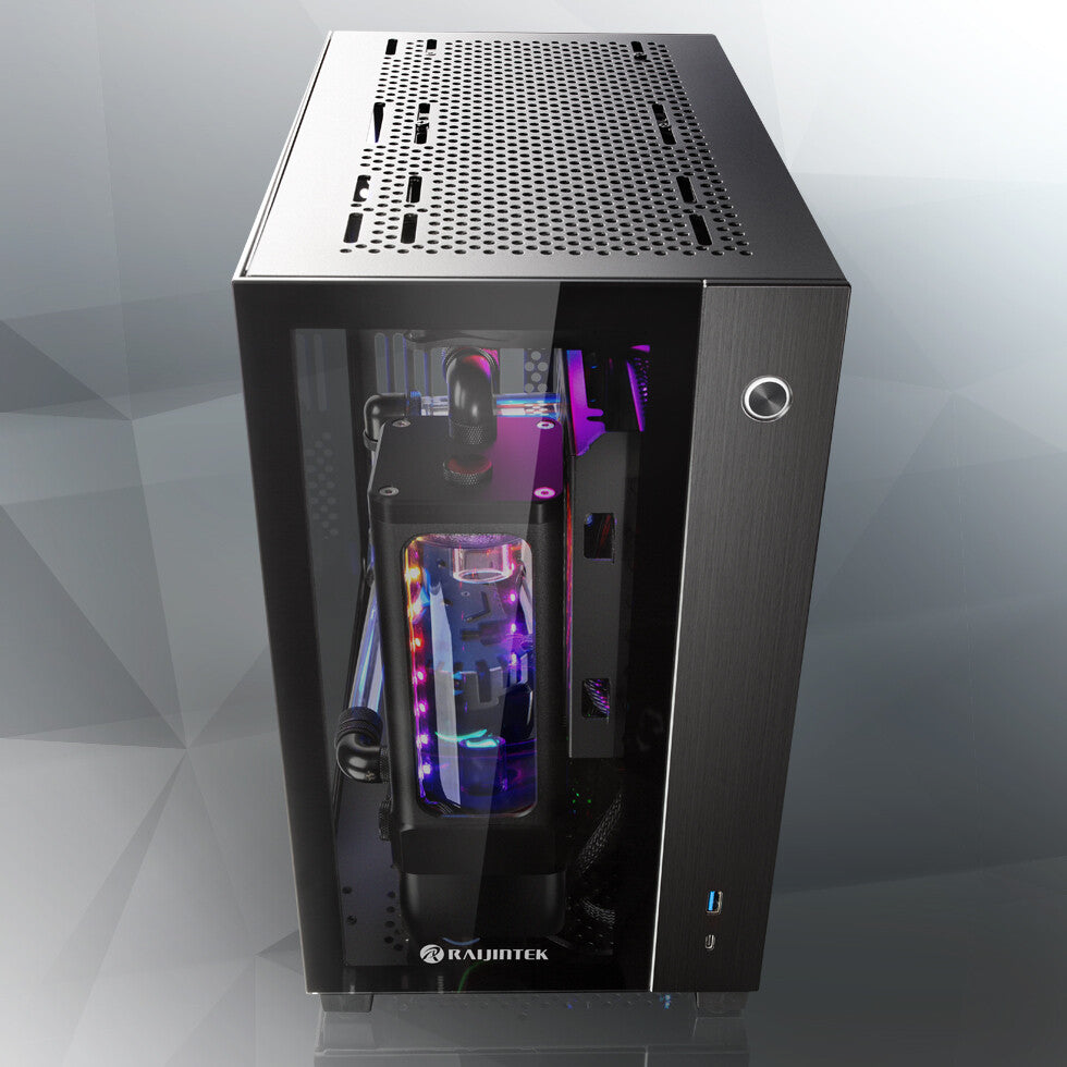 RAIJINTEK PAEAN Mini Mini Tower Svart