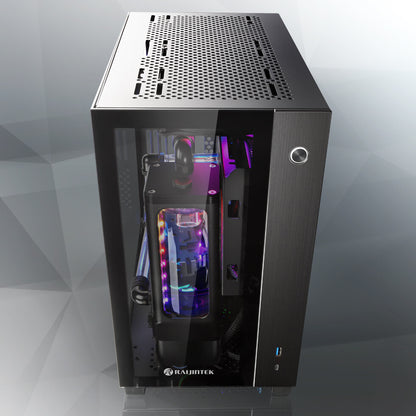 RAIJINTEK PAEAN Mini Mini Tower Svart