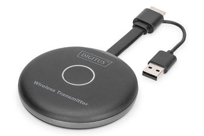 Digitus DS-55322 AV-förlängare Sändare för AV-utrustning Svart, Grå