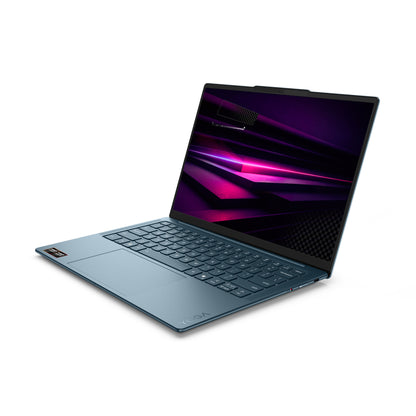 Lenovo Yoga Slim 7 14AGP11 Copilot+ PC AMD Ryzen AI 7 445 Bärbar dator 35,6 cm (14") 2.8K 16 GB 1 TB SSD Wi-Fi 7 (802.11be) Windows 11 Home tyska Turkosblå