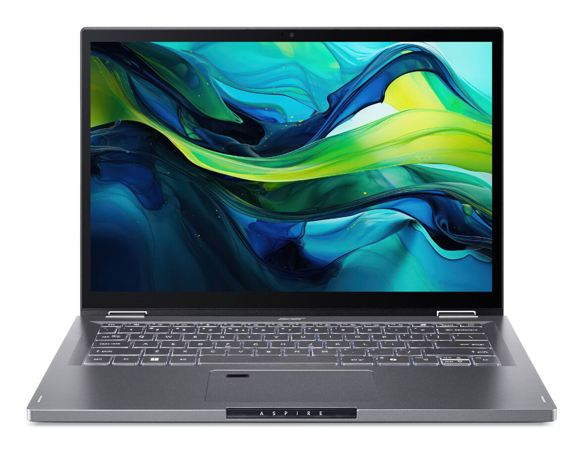 Acer Aspire Spin 14 ASP14-52MTN-51V5 Intel Core Ultra 5 115U Hybrid (2-i-1) 35,6 cm (14") Pekskärm WUXGA 16 GB LPDDR5x-SDRAM 512 GB SSD Wi-Fi 6E (802.11ax) Windows 11 Home Grå