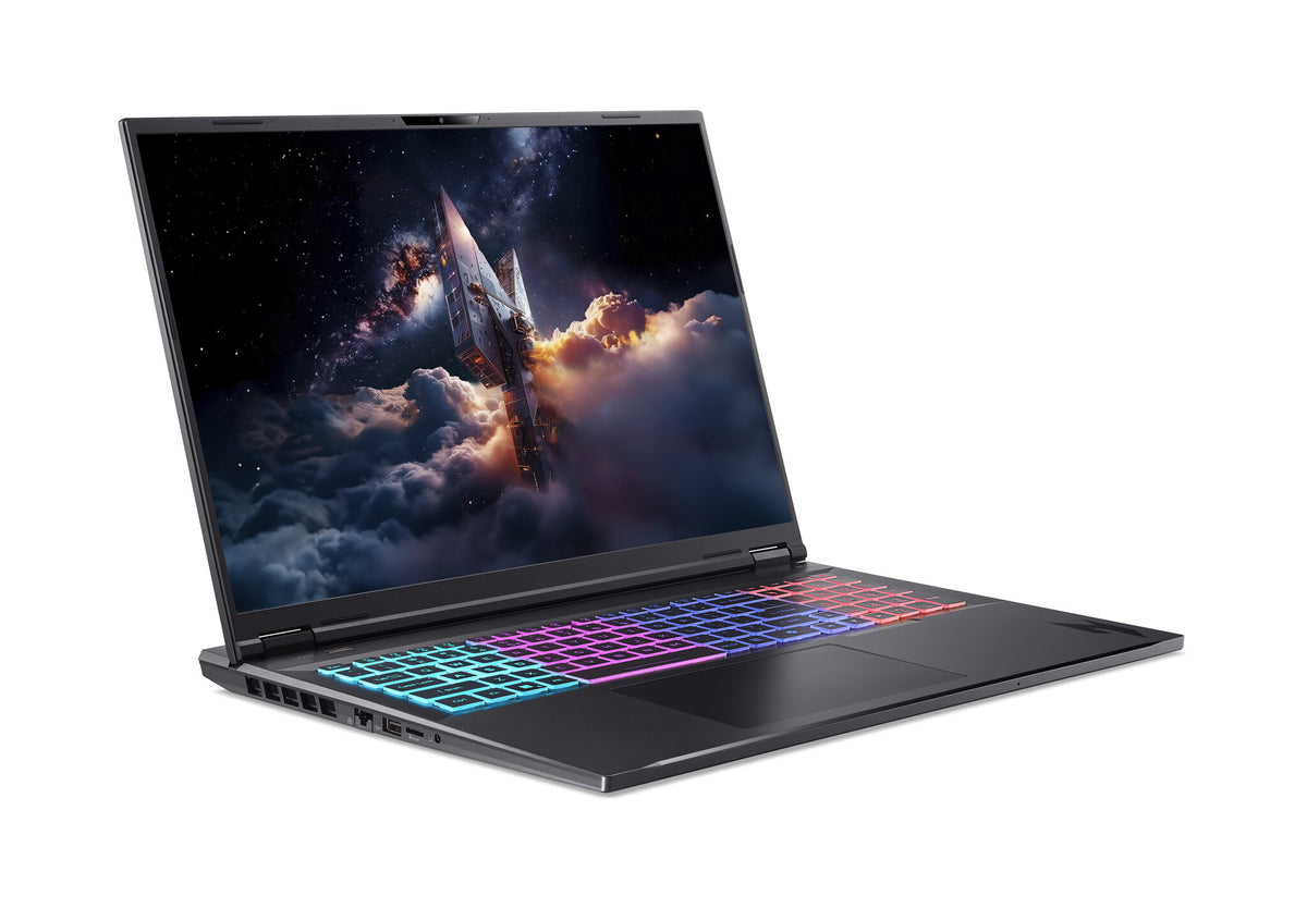 Acer Nitro 18 AI AMD AN18-61-R7SD AMD Ryzen AI 7 PRO 350 Bärbar dator 45,7 cm (18") WQXGA 16 GB DDR5-SDRAM 1 TB SSD NVIDIA GeForce RTX 5070 Ti Wi-Fi 6E (802.11ax) Windows 11 Home tyska Svart