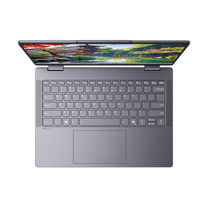 Lenovo IdeaPad 5 2-in-1 14IAL10 Intel Core Ultra 5 225H Hybrid (2-i-1) 35,6 cm (14") Pekskärm WUXGA 16 GB LPDDR5x-SDRAM 512 GB SSD Wi-Fi 7 (802.11be) Windows 11 Home tyska Grå