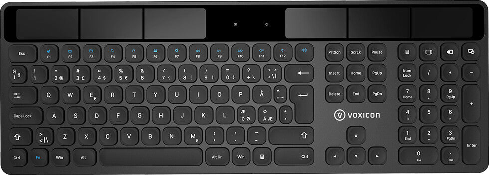 Voxicon SO2WL tangentbord RF Trådlös QWERTY Nordic Svart