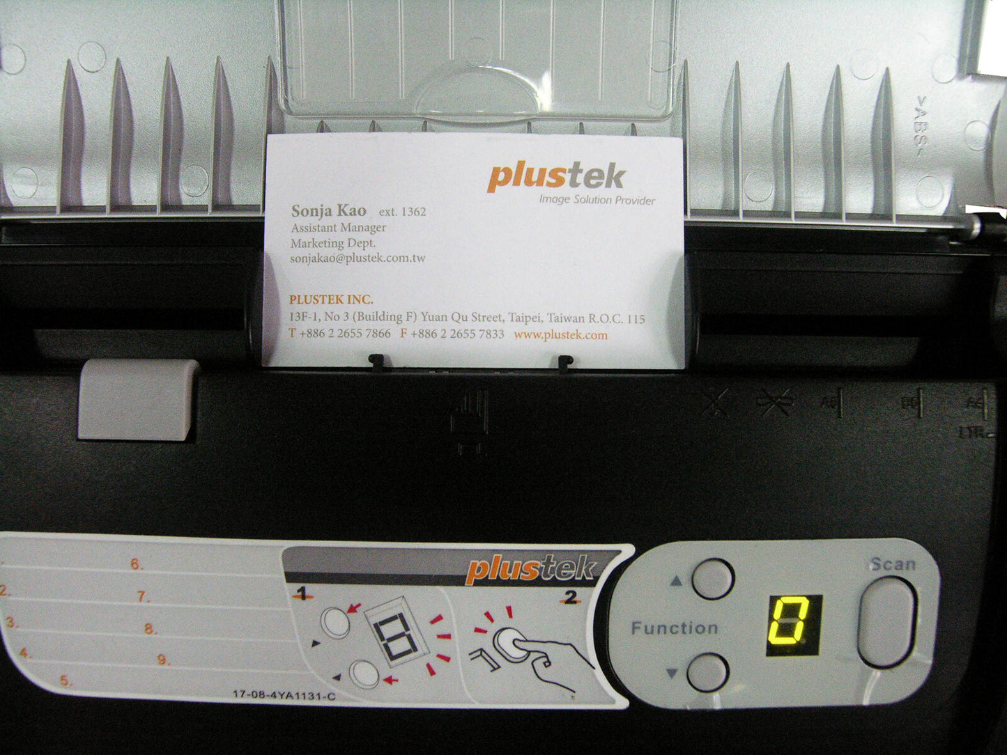 Plustek SmartOffice PS286 Plus ADF-skanner 600 x 600 DPI A4 Svart, Silver